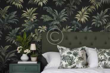 Transform your home today with palm wallpaper
