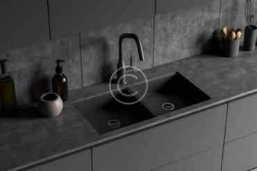 Beautifully designed interior in a modern kitchen